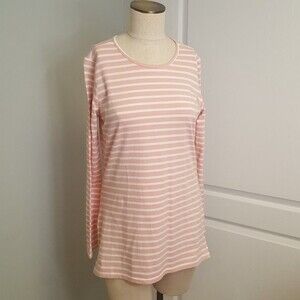 Pink Striped Tunic Shirt Long Sleeves Marley Lilly